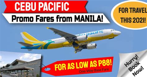 promo airline tickets to manila.
